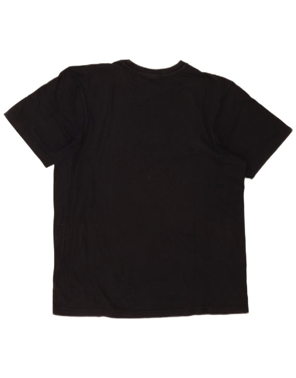 Camiseta Nike masculina gráfica Top UK 42/44 grande algodão preto
