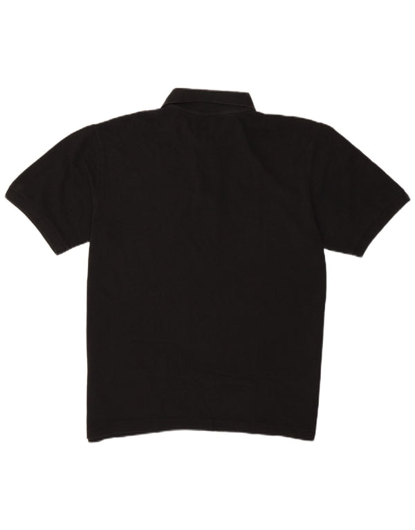 Camisa polo masculina Kappa grande algodão preto