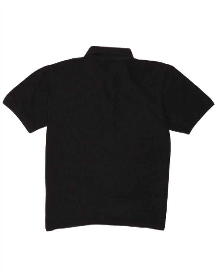 Camisa polo masculina Kappa grande algodão preto