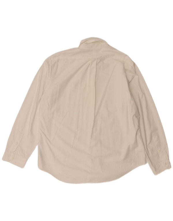 Polo Ralph Lauren Camisa masculina XL algodão branco