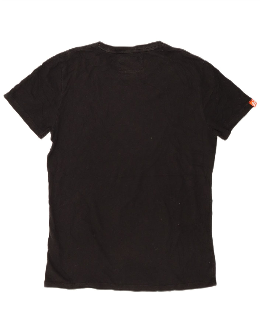Camiseta masculina Superdry Top pequeno algodão preto