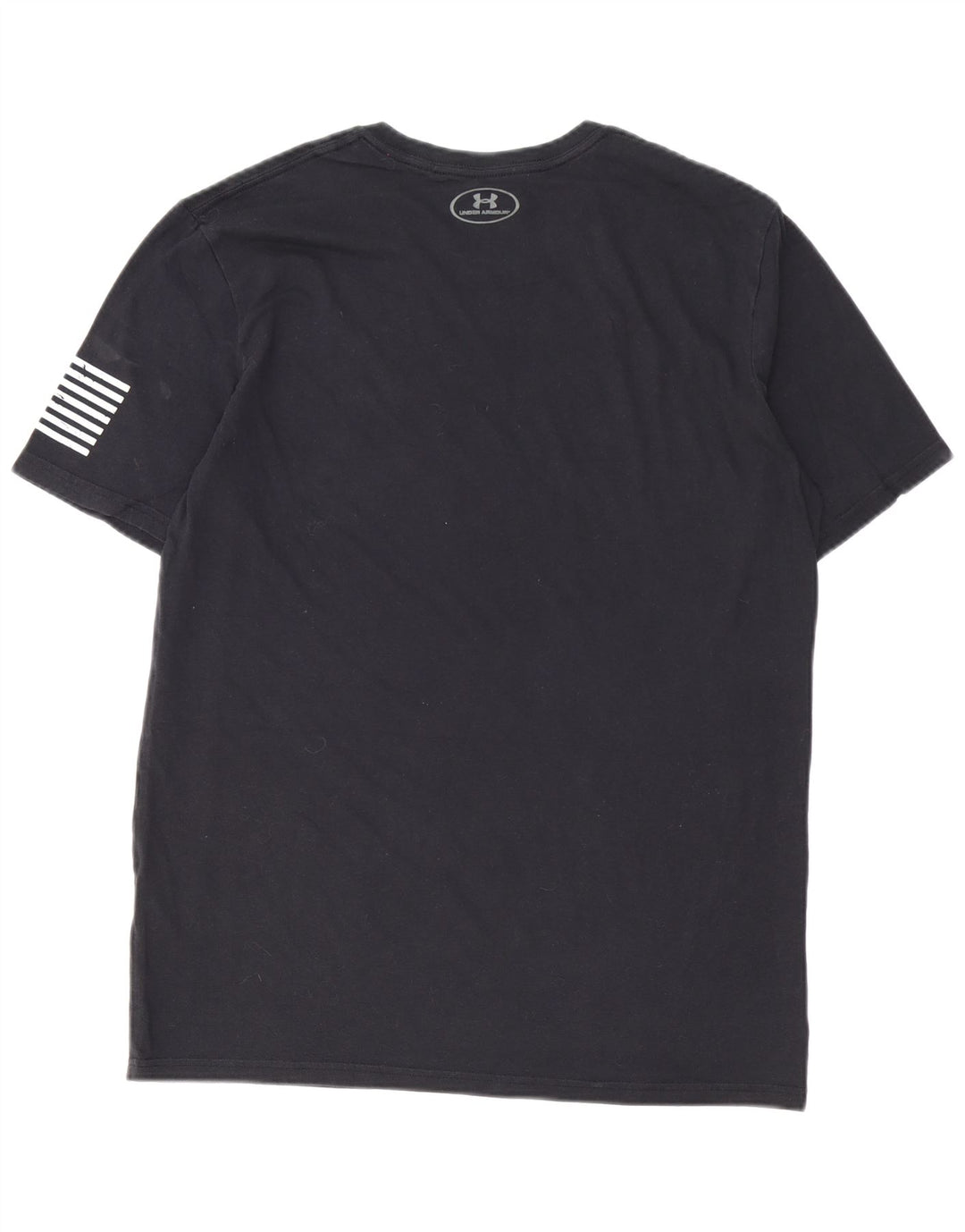 Camiseta masculina Under ARMOR Heat Gear Graphic Top médio algodão preto