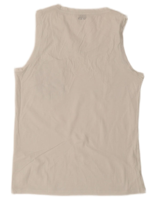 Colete feminino Liu Jo UK 12 algodão branco médio