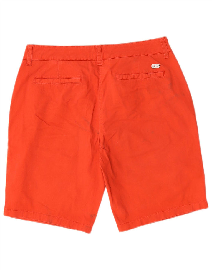 Napapijri Womens Geographic Chino Shorts W30 Poliéster Vermelho Médio