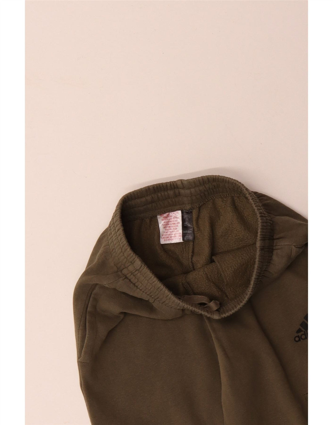 ADIDAS Meninos Cargo Calças de treino Joggers 11-12 Anos Algodão Cáqui