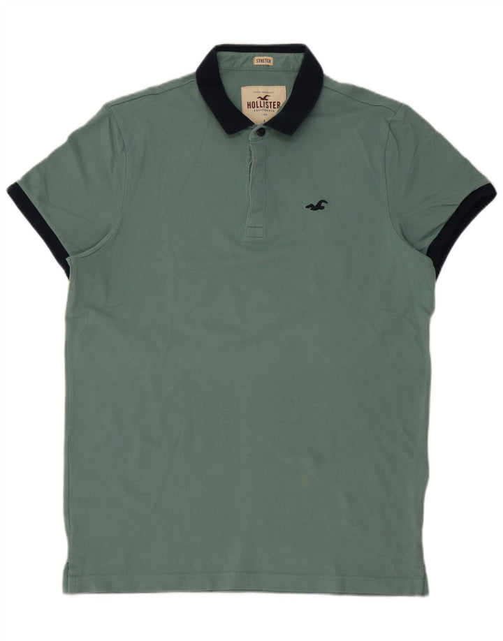 Camisa polo masculina HOLLISTER grande verde