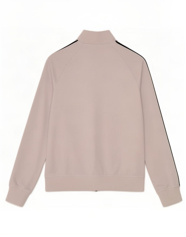Jaqueta feminina Kappa com agasalho gráfico UK 10 pequeno bloco colorido branco