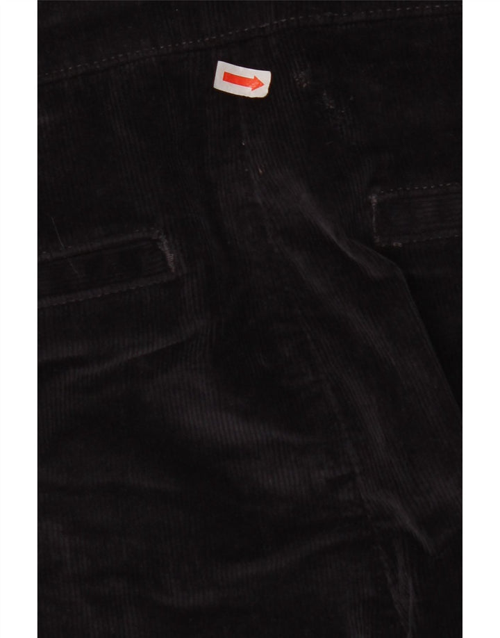 CREW CLOTHING Calça feminina de veludo cotelê UK 12 Médio W30 L28 Azul marinho