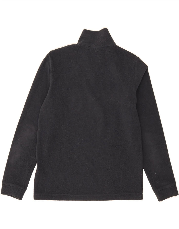 LOTTO Womens Zip Neck Fleece Jumper UK 12 Medium Grey Vintage Lotto and Second-Hand Lotto from Messina Hembry 