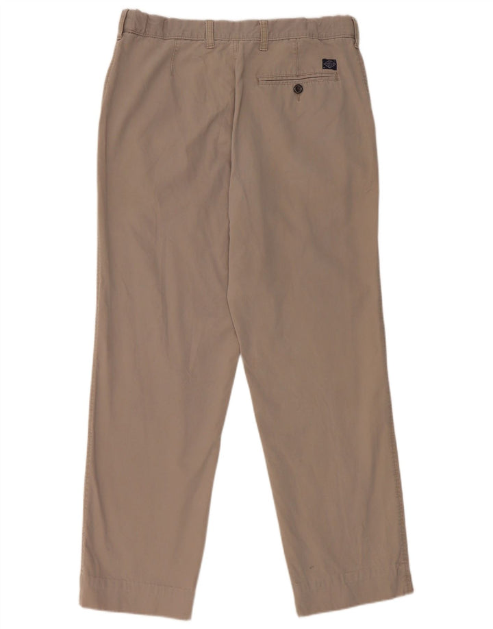 Calça Chino Regular Feminina Marks & Spencer W34 L29 Algodão Cinza