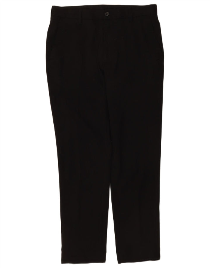 Calça Chino Masculina Slim Fit Marks & Spencer W30 L29 Poliéster Preto