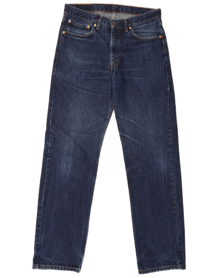 Calça jeans masculina Levi's 751 Straight W34 L34 azul marinho algodão