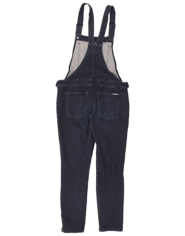 Calça jeans feminina White Stuff Slim UK 12 médio W34 L27 azul marinho