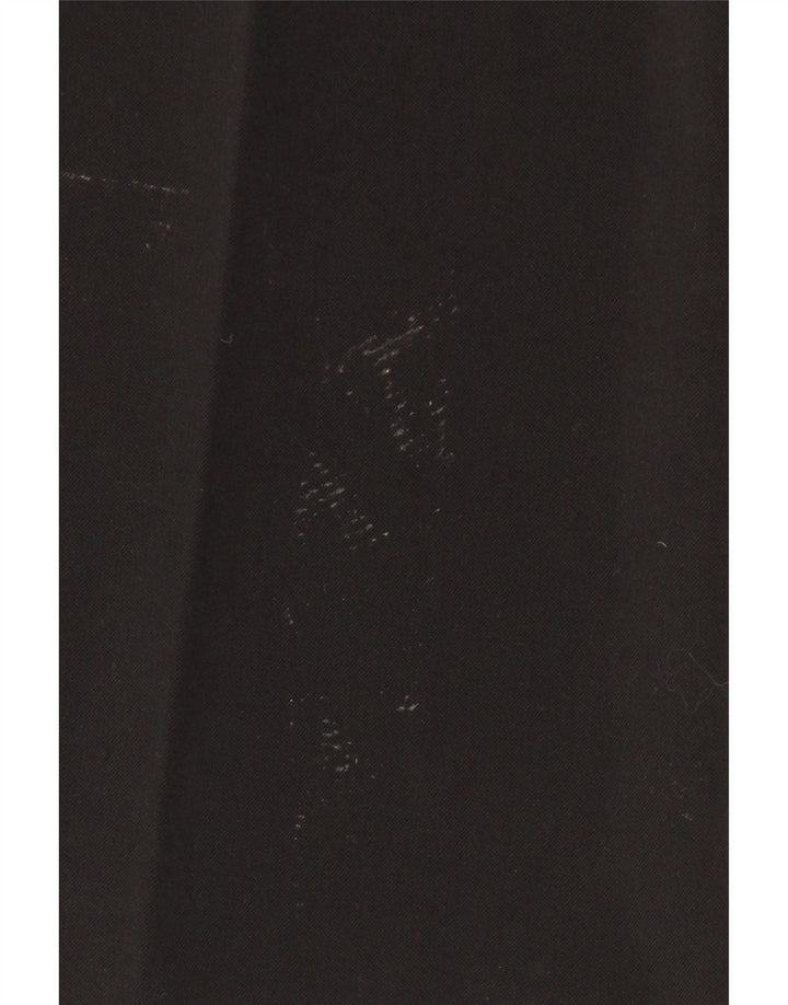 Calça Chino Feminina VINTAGE Bootcut Médio W30 L32 Poliéster Preto