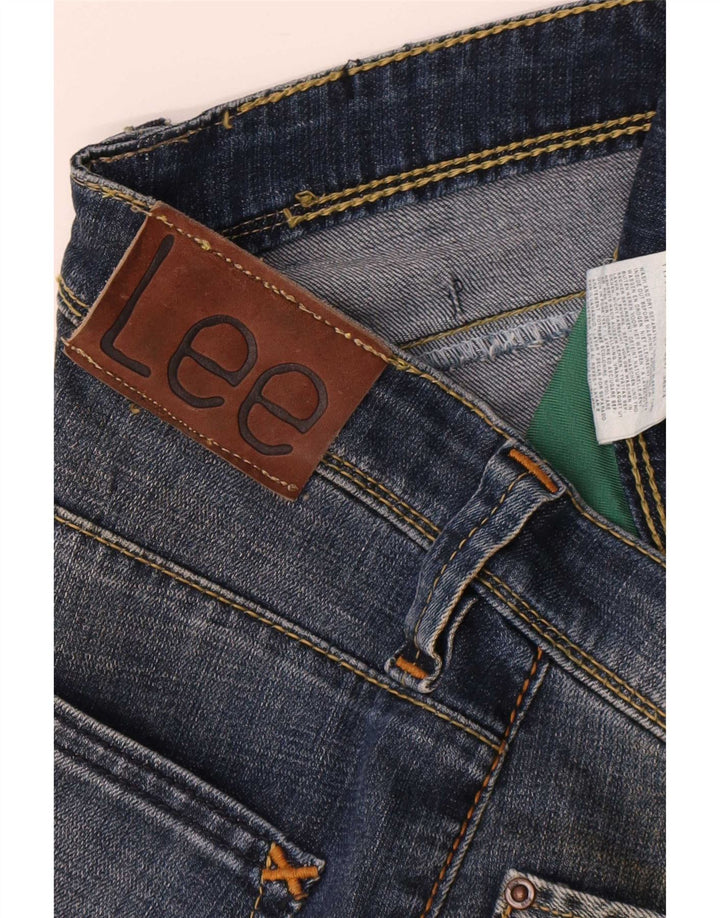 Lee Womens Slim Jeans W27 L30 Azul Algodão