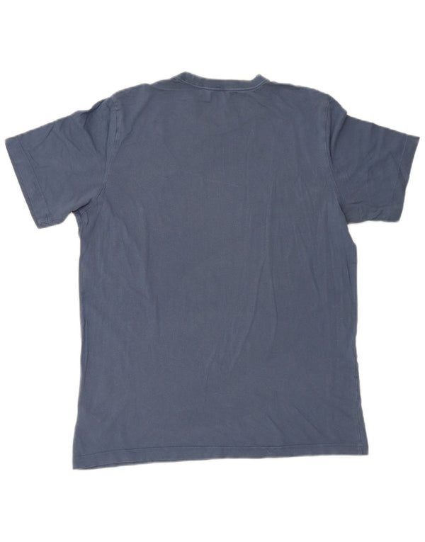 Adidas Camiseta Masculina Graphic Top Médio Algodão Azul Marinho