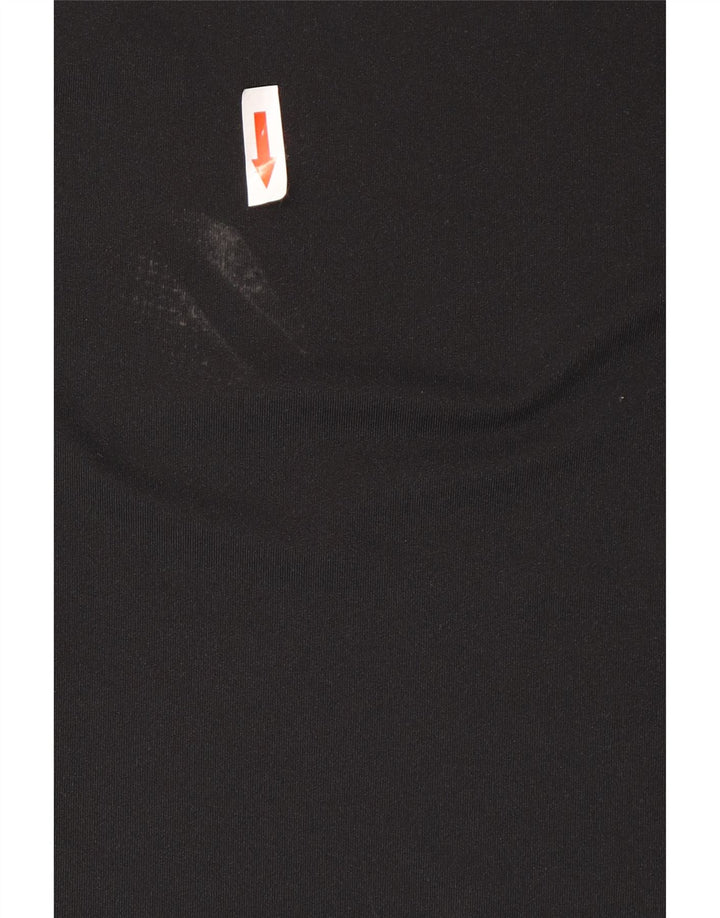 Camiseta masculina Adidas regular de manga curta Top médio preto colorblock