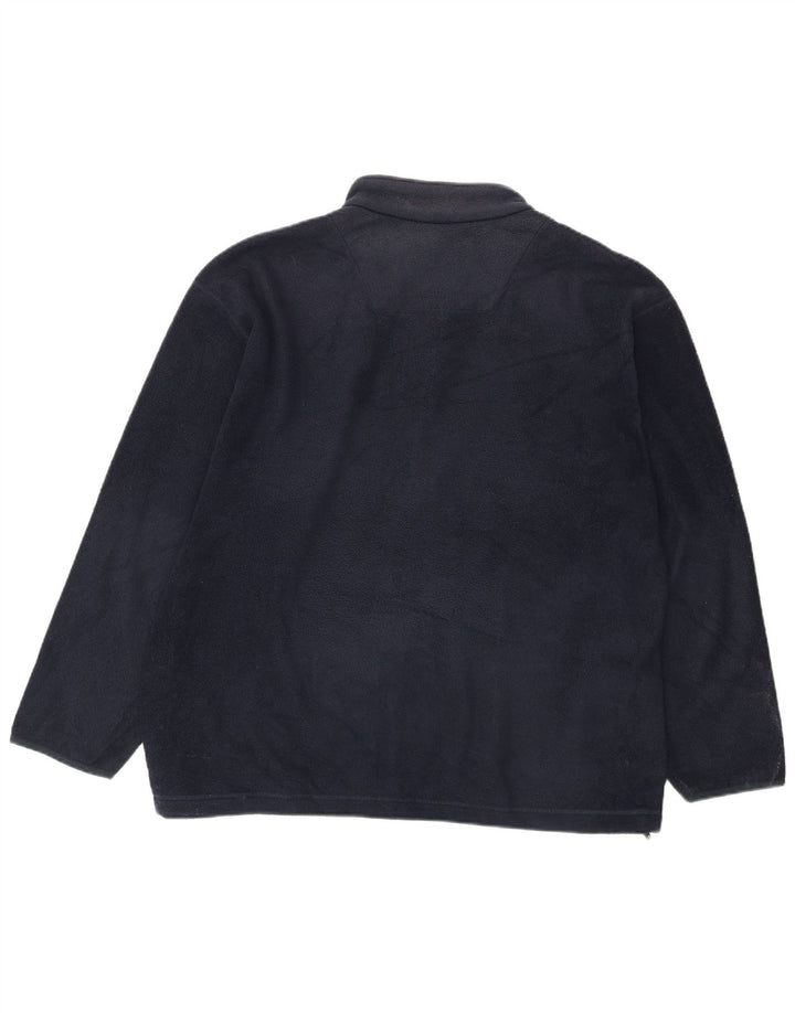 Jaqueta de lã masculina Marks & Spencer Reino Unido 42 XL azul marinho poliéster