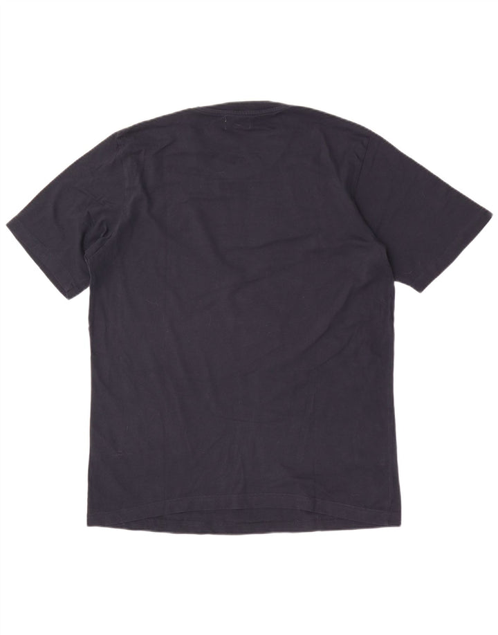 Camiseta masculina Kappa Top grande algodão azul marinho