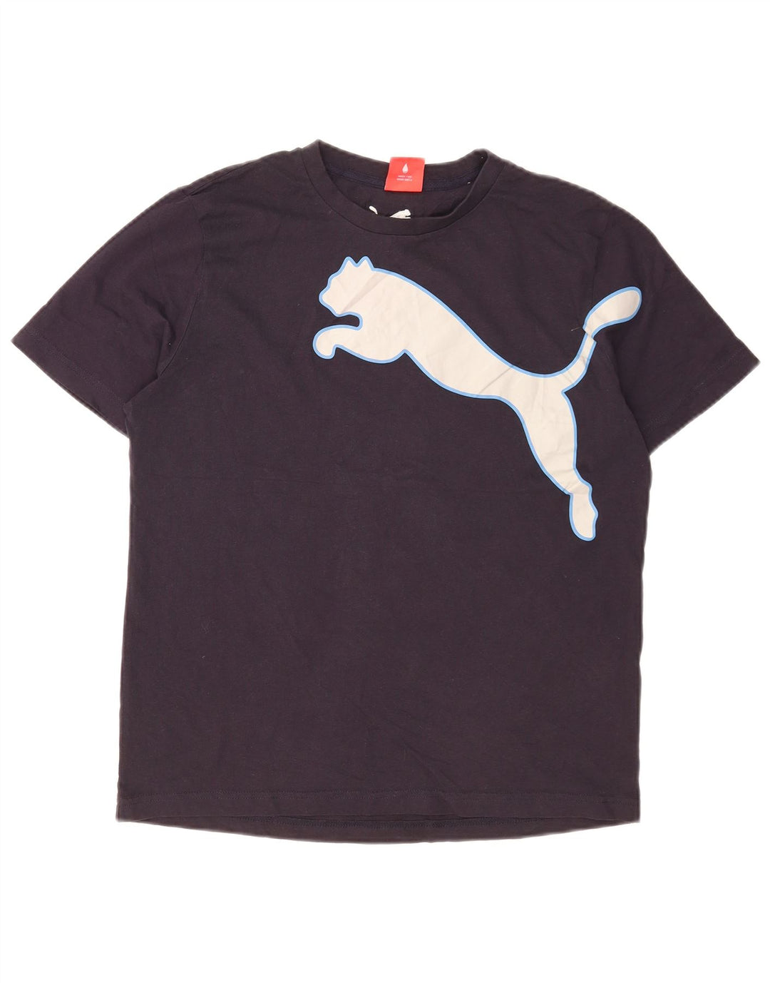 Camiseta masculina Puma Graphic Top Médio Azul Marinho