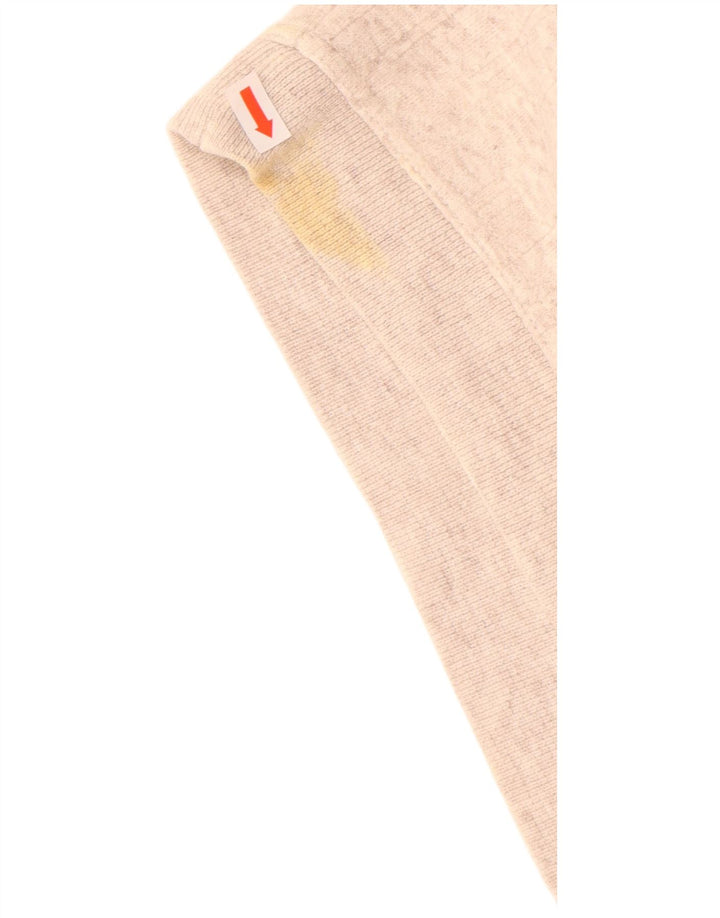 Suéter masculino VINTAGE com gola polo 2XL bege