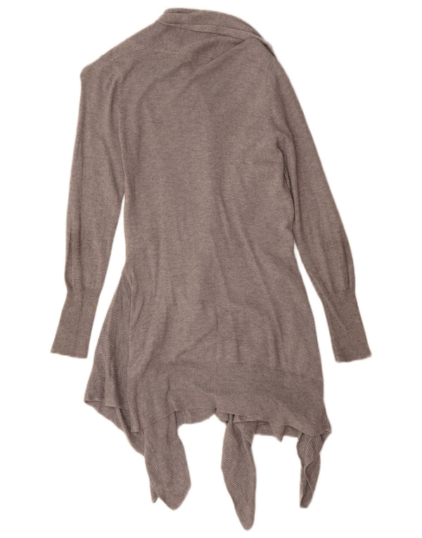 Suéter cardigã feminino oversized longline Marks & Spencer Reino Unido 6 XS cinza