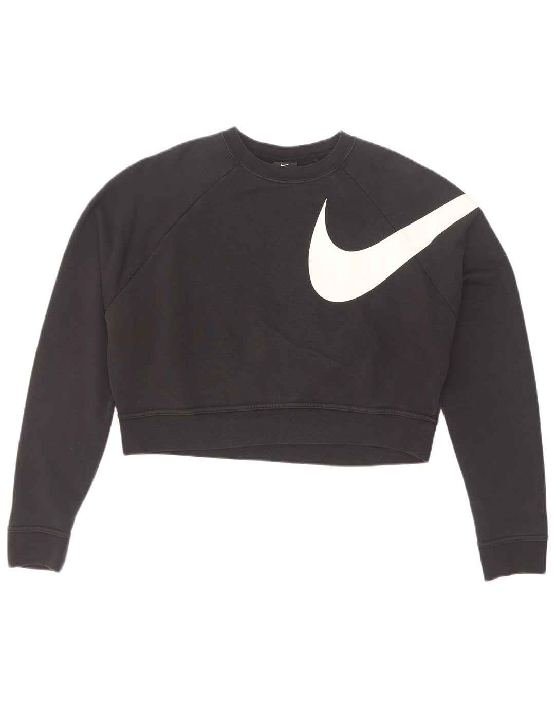 Moletom Nike Feminino Oversized Crop Graphic Jumper UK 6 XS Preto