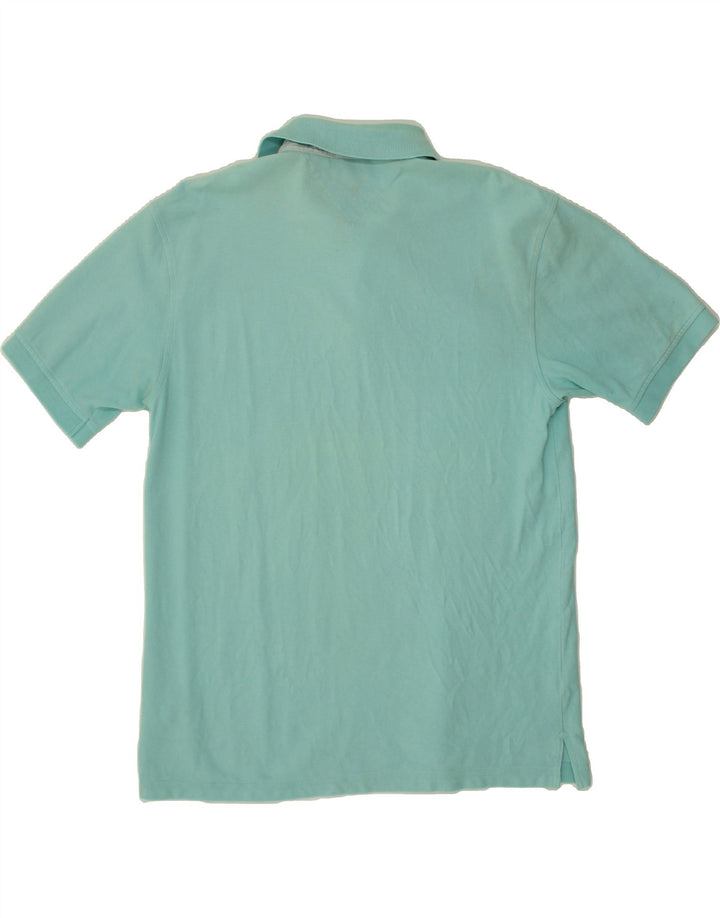 TOMMY HILFIGER Mens Polo Shirt Large Turquoise Cotton Vintage Tommy Hilfiger and Second-Hand Tommy Hilfiger from Messina Hembry 