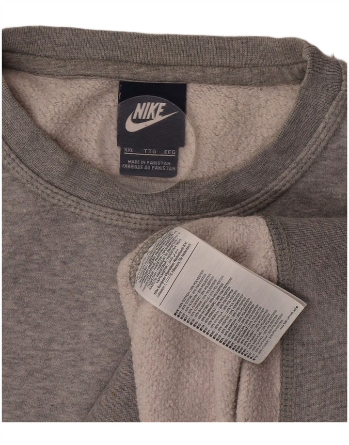 Moletom masculino Nike Jumper 2XL algodão cinza