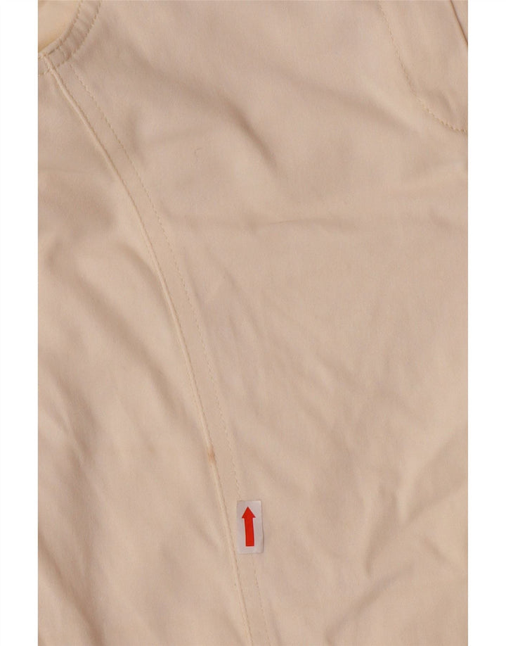 SERGIO TACCHINI Calça feminina reta casual W32 L28 off white