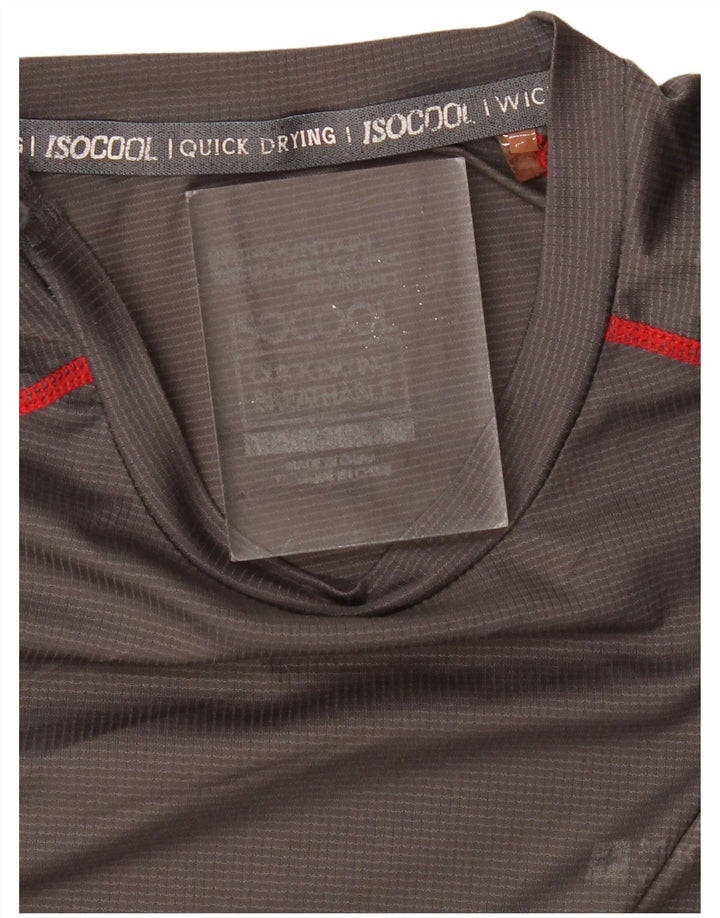 MOUNTAIN WAREHOUSE Camiseta masculina pequena xadrez cinza