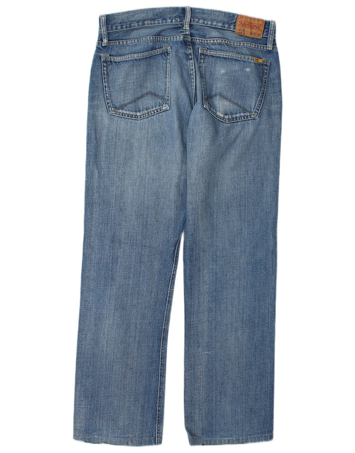 MELTIN' POT Calça jeans reta masculina W34 L30 algodão azul