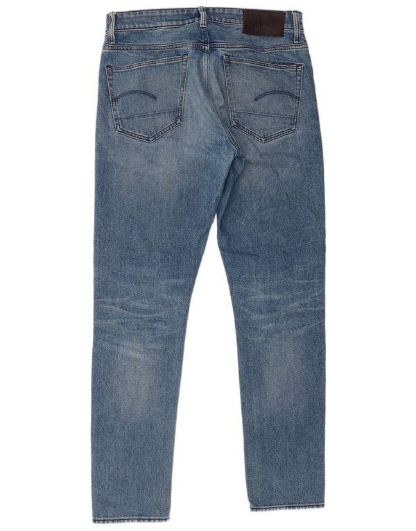 G-Star Masculino 3301 Jeans Skinny W34 L34 Azul Algodão