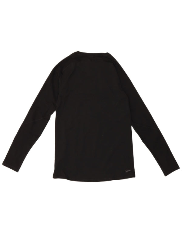 Top Adidas Menino Climacool manga comprida 13-14 anos preto poliéster