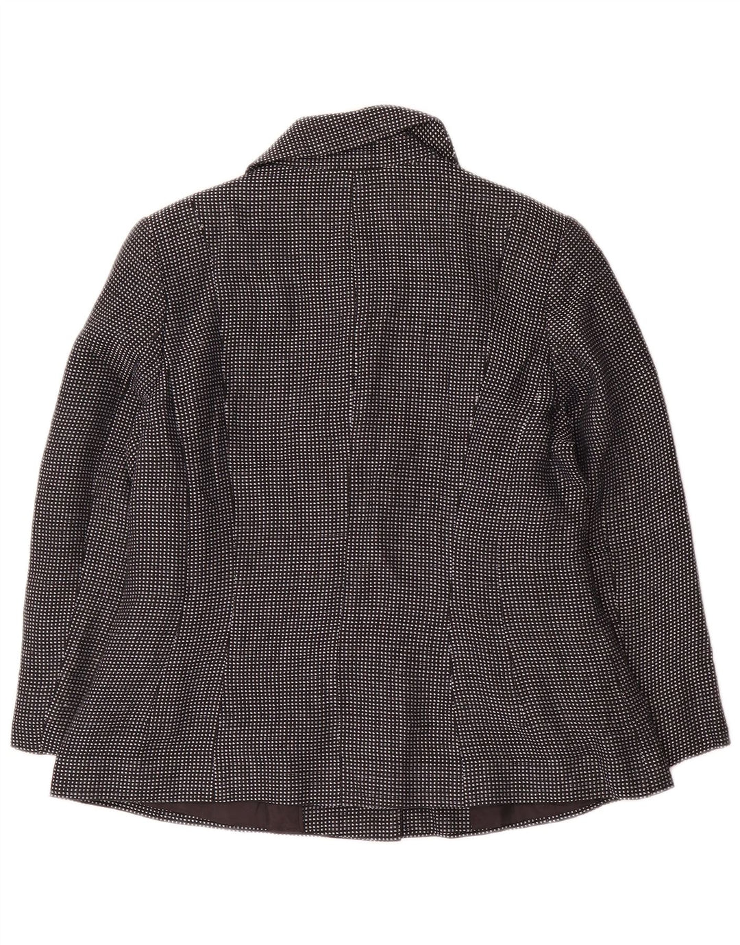 Jaqueta blazer feminina Marks & Spencer com 4 botões Reino Unido 14 médio azul marinho
