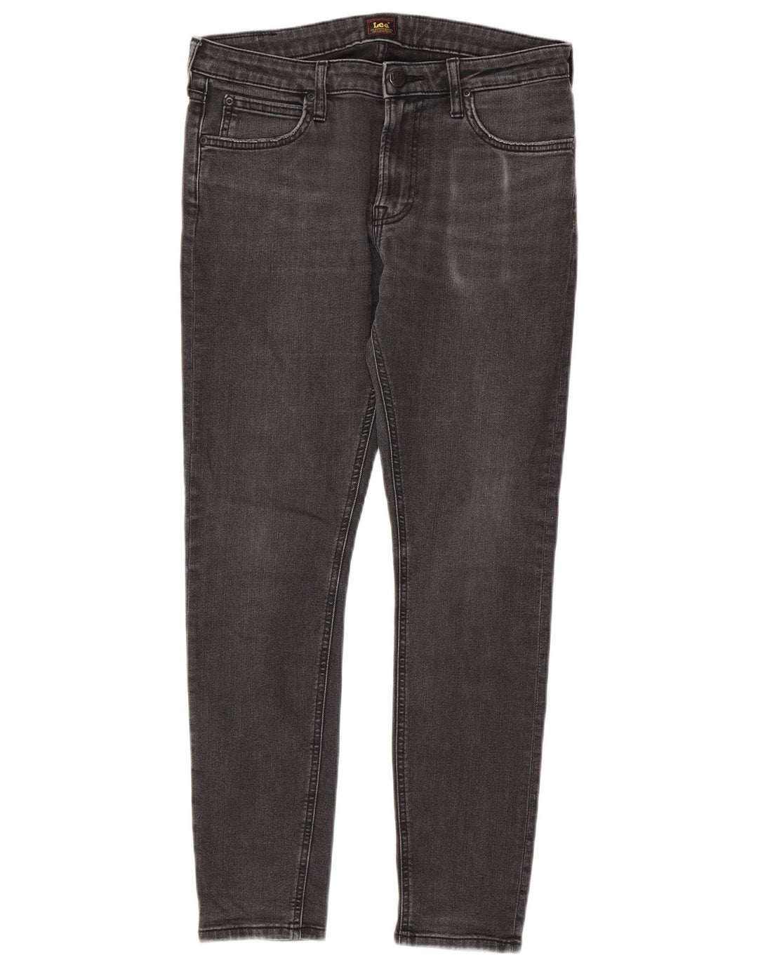 Lee Mens Malone Skinny Jeans W32 L30 Cinza Algodão