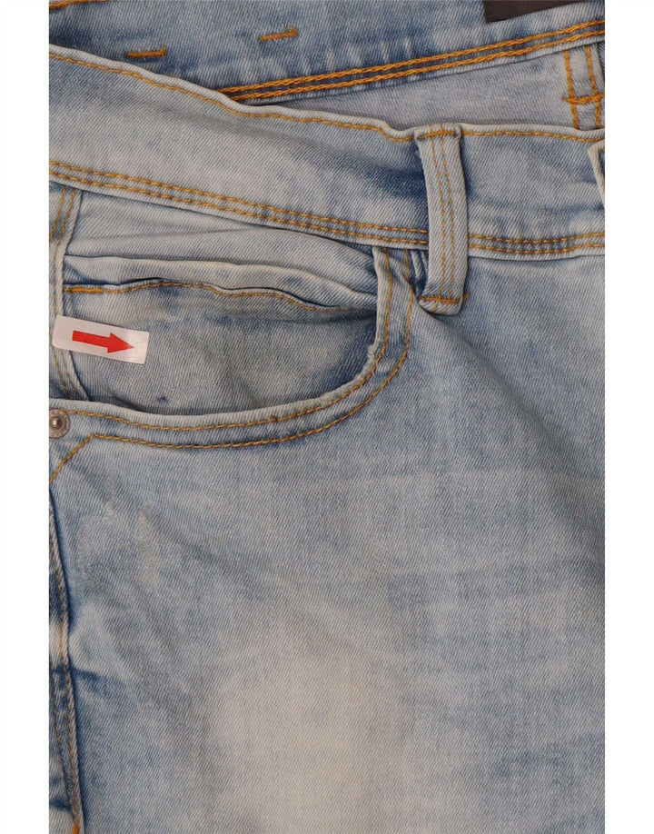 Zara Mens Slim Jeans EU 40 Médio W31 L26 Azul Algodão