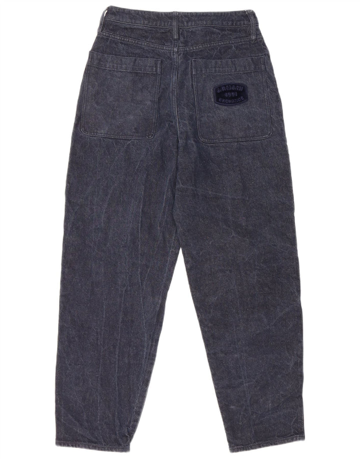 Calça jeans feminina Armani Exchange US 4 pequena W26 L27 azul marinho