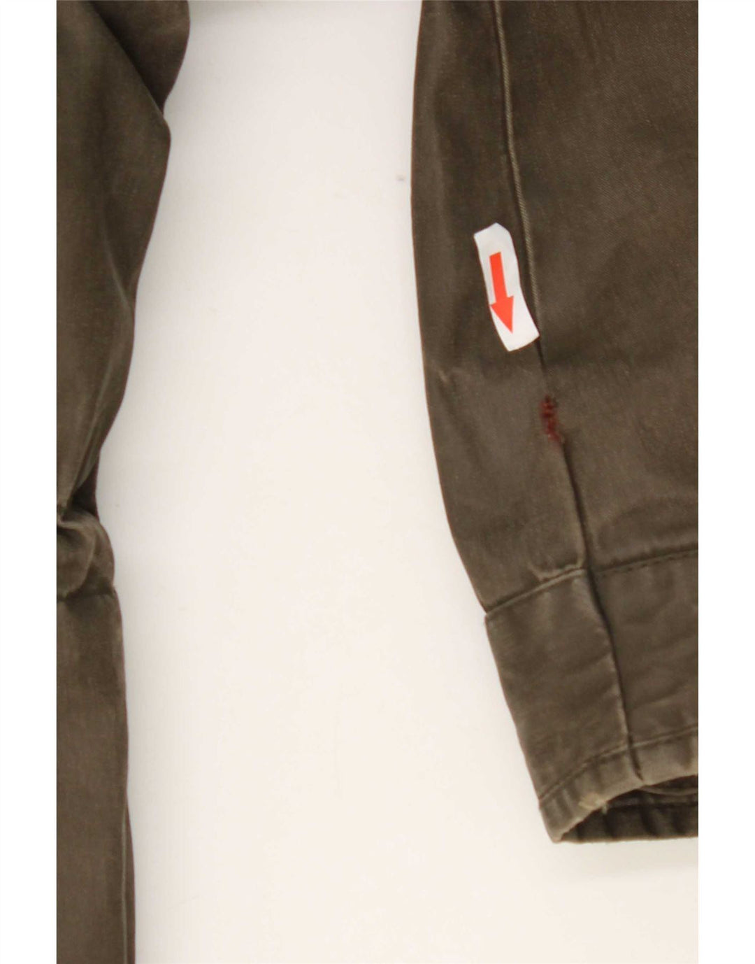 Jaqueta Parka masculina Superdry com capuz UK 40 poliéster cáqui grande