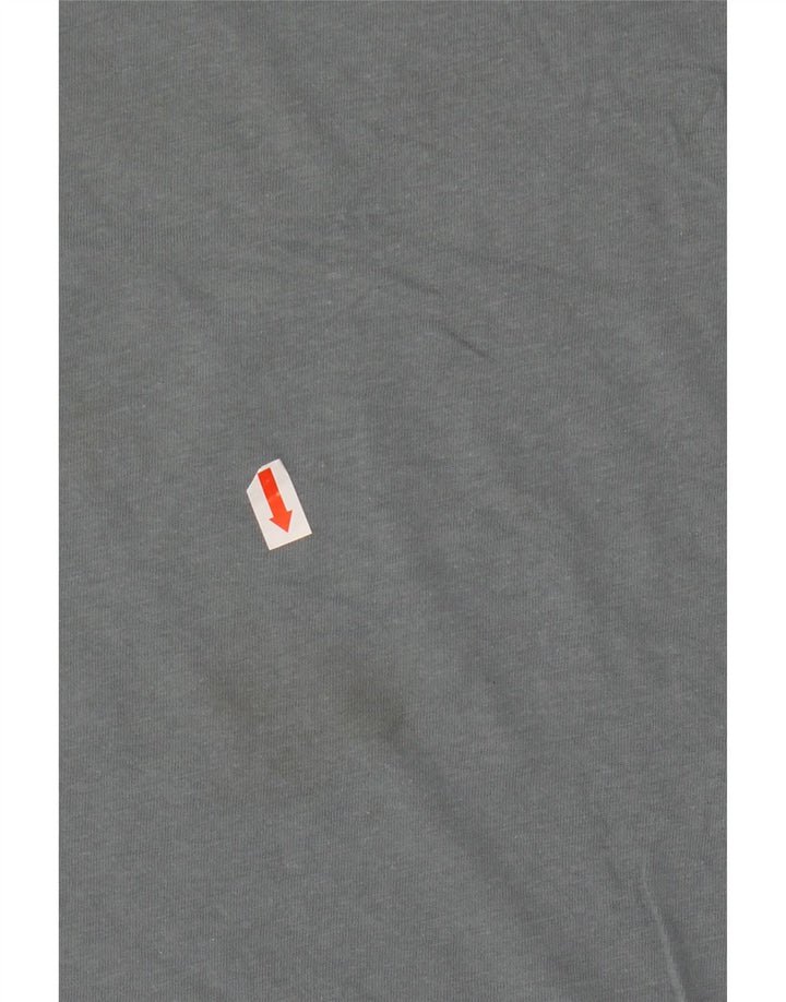 Camiseta feminina gráfica VOLCOM UK 16 grande algodão azul