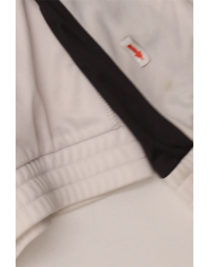 Lotto Mens Treino Top Jaqueta Pequena Colorblock Branco