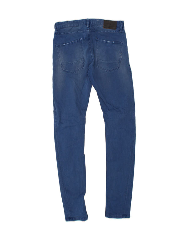 SCOTCH & SODA Mens Pike Skinny Jeans W29 L34 Azul Algodão
