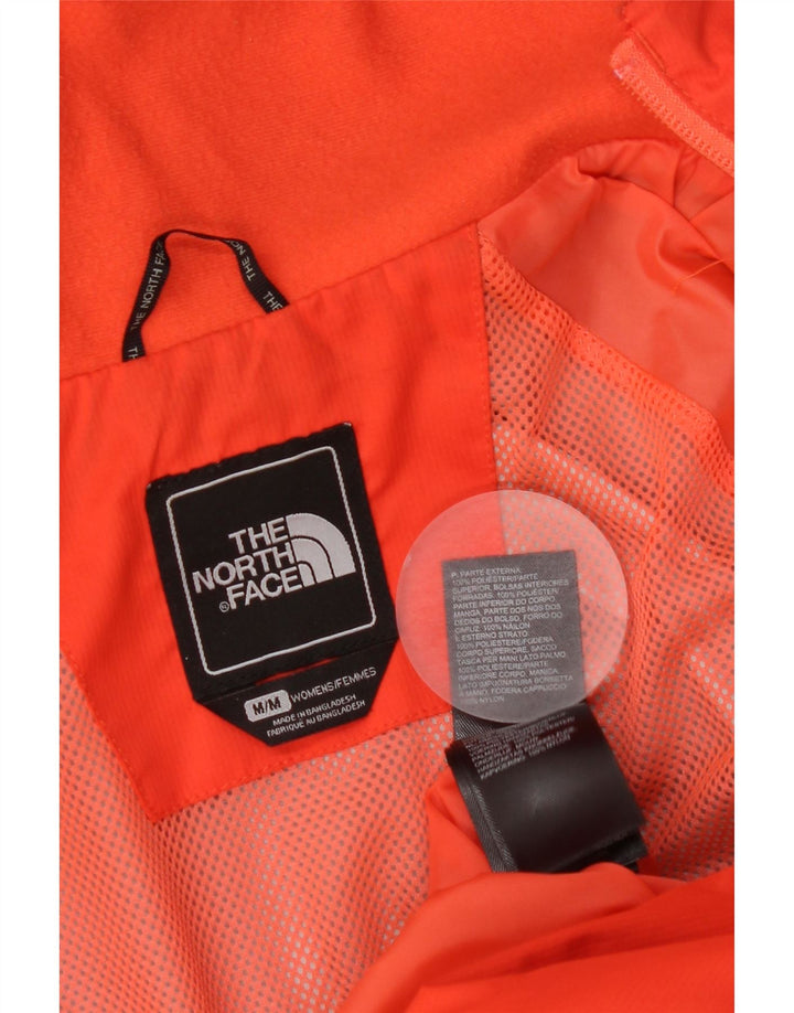 Jaqueta de chuva com capuz feminina The North Face UK 14 poliéster laranja médio