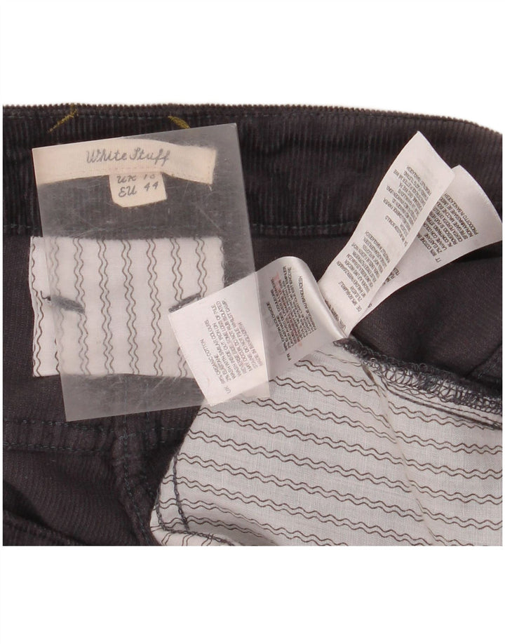 Calça masculina de veludo cotelê WHITE STUFF UK 16 grande W32 L32 azul marinho