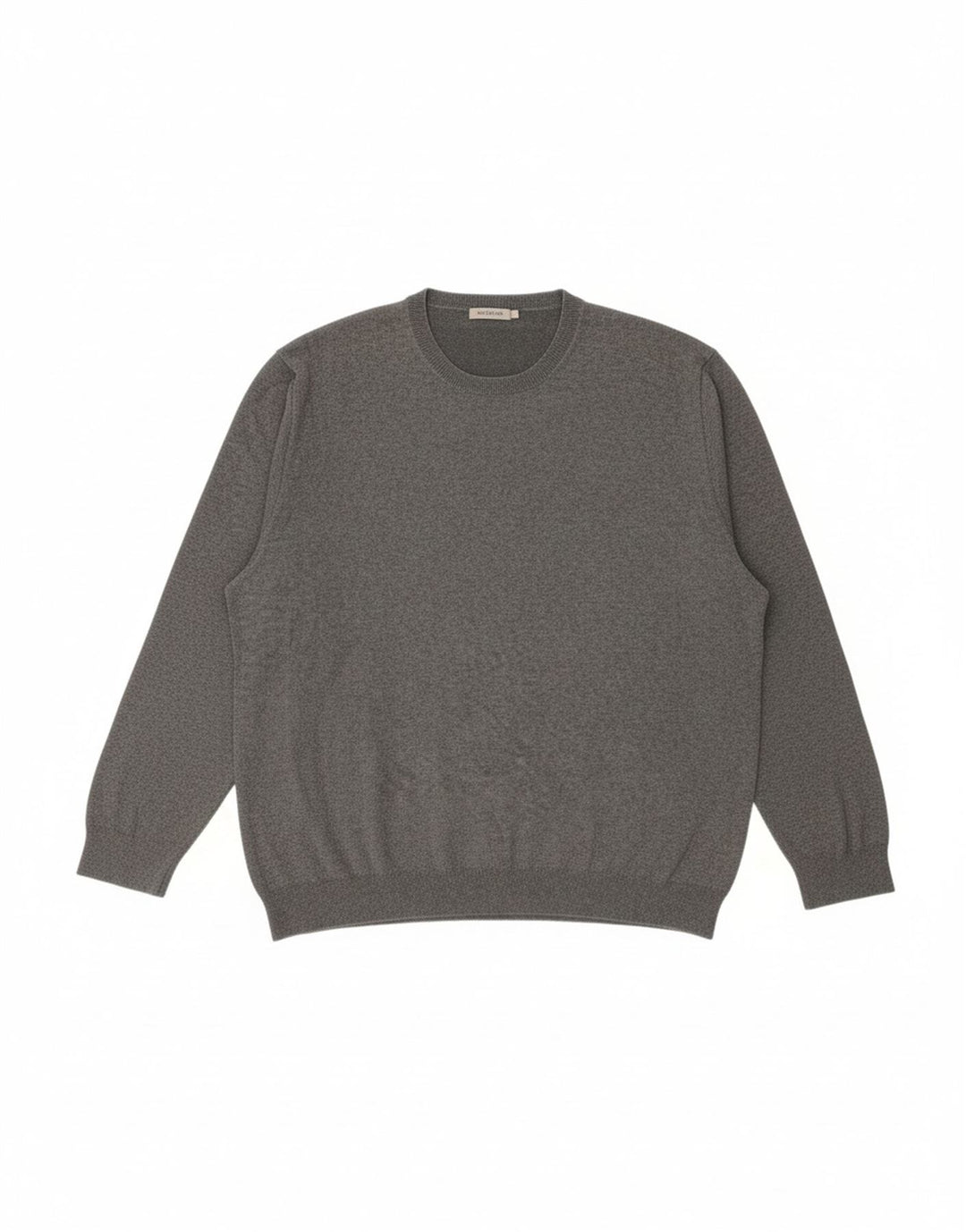 FRENCH CONNECTION Suéter masculino com gola redonda 2XL algodão cinza