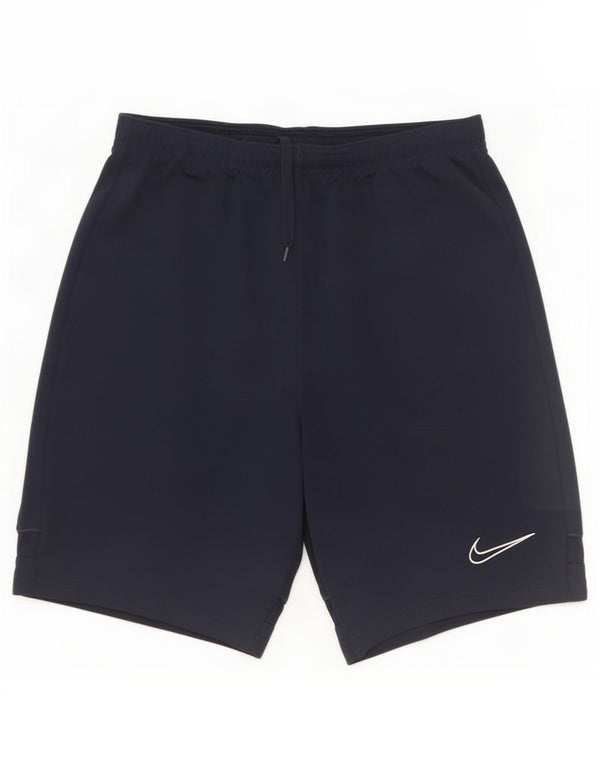 Shorts esportivos Nike Boys Dri Fit 13-14 anos XL azul marinho poliéster