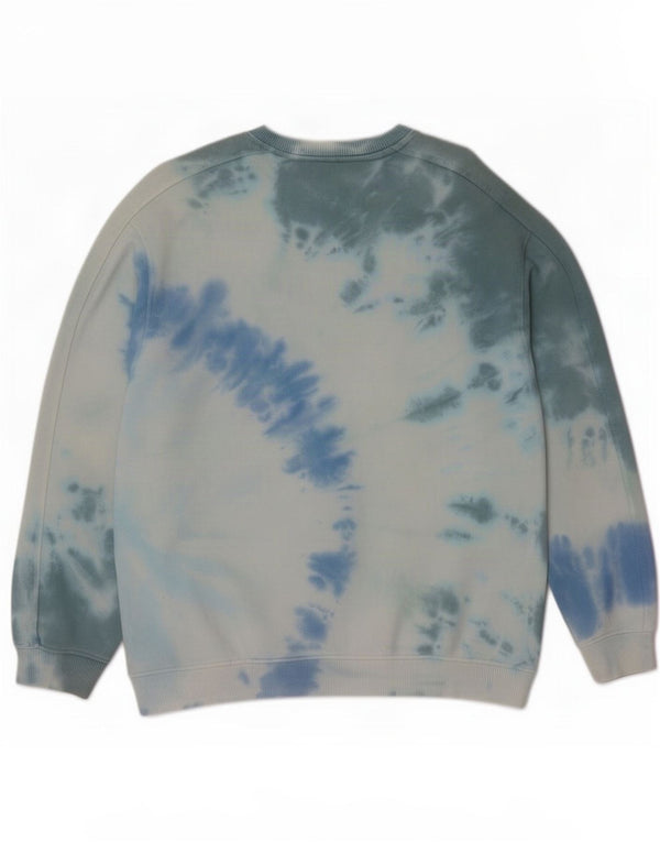 Zara Moletom Jumper para meninas 13-14 anos Azul Tie Dye Algodão