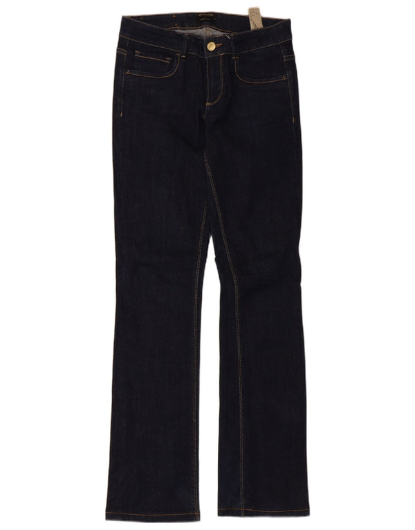 Jeans Bootcut feminino Massimo Dutti EU 36 XS W26 L31 azul marinho algodão