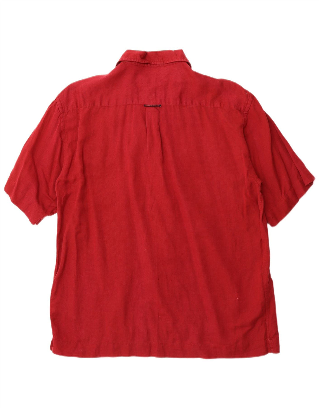 Camisa masculina de manga curta KAPPA grande algodão Borgonha