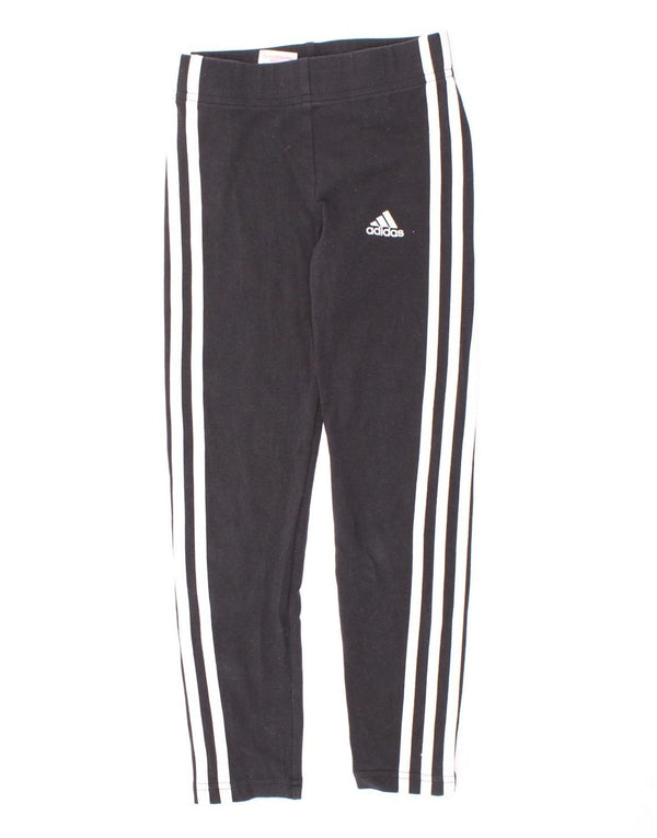 Leggings Adidas Meninas 7-8 Anos Algodão Preto